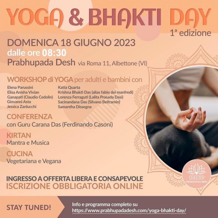 Immagine evento Yoga & Bhakti Day