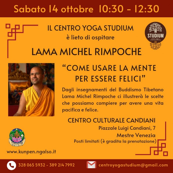 Immagine evento Conferenza Lama Michel